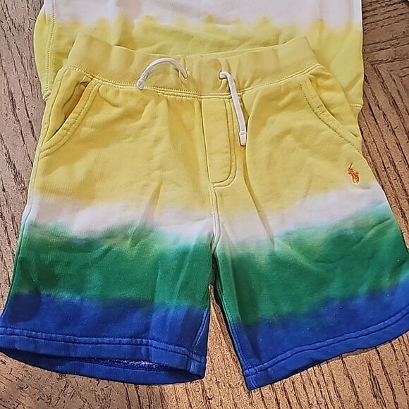 Polo by Ralph Lauren Kids Matching Set - Blue, Green, Yellow - Picture 2 of 15